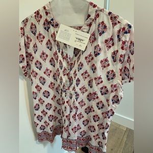 Roberta Roller Rabbit - Arles Shirt- Praia Flower